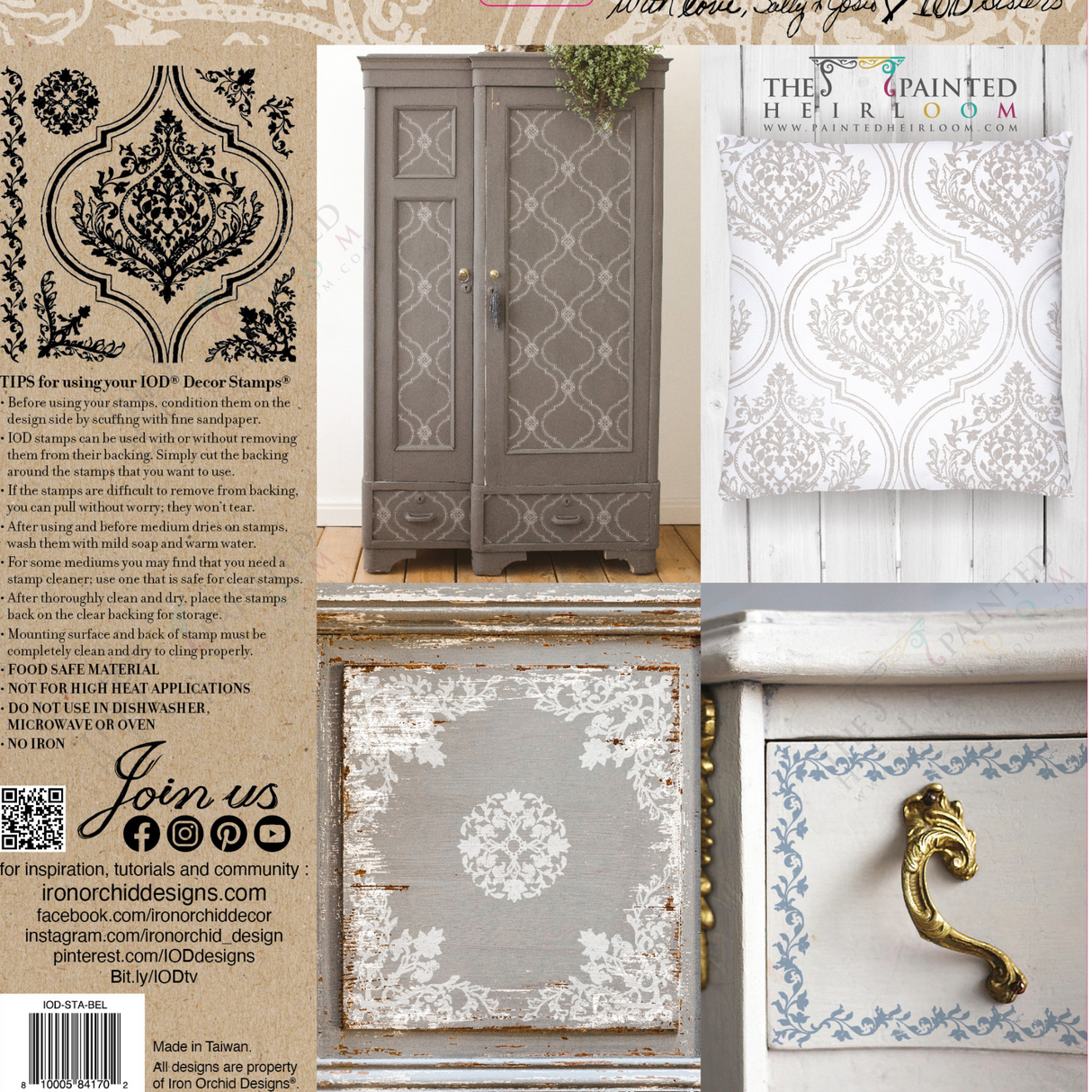 Bella Stamp by IOD - Iron Orchid Designs @ The Painted Heirloom