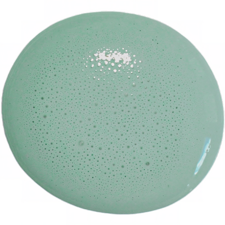 Birdie by Old Fashioned Milk Paint, light green, round flat surface with bubbles and shiny finish, non-toxic.