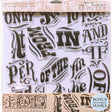 Block Type Decor Stamp by IOD - Iron Orchid Designs @ Painted Heirloom