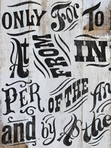 Block Type Decor Stamp by IOD - Iron Orchid Designs @ Painted Heirloom