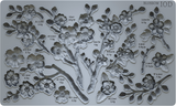 Silicone Blossom Mould by I.O.D. featuring cherry blossom shapes plus labeled volume and weight measurements.