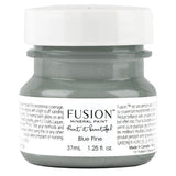 Fusion Mineral Paint Blue Pine, 37mL, matte finish, with white screw-on lid and white label.