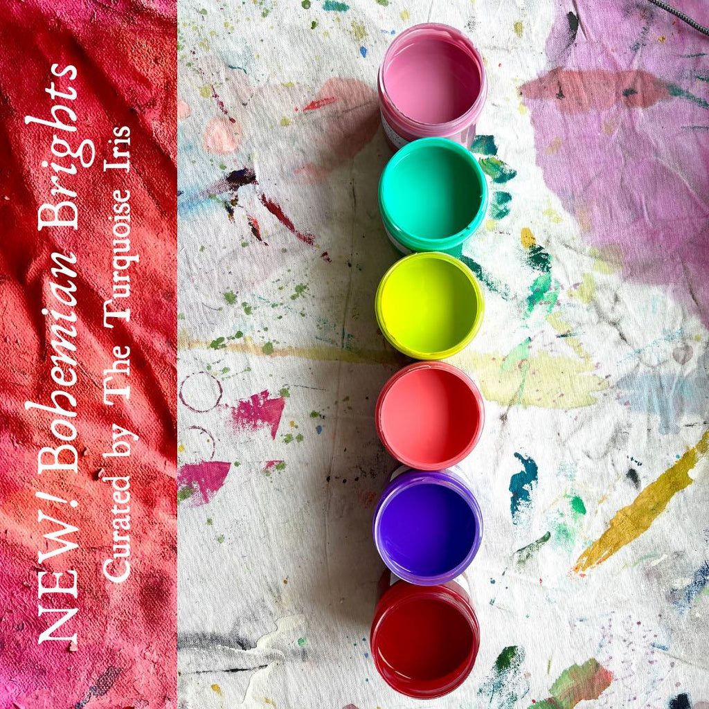 Bohemian Brights by DIY Paint Co.—paint collection for furniture and creative projects.
