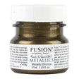 Fusion Mineral Paint Bronze Metallic, 37ml jar—rich bronze metallic paint with shimmer.