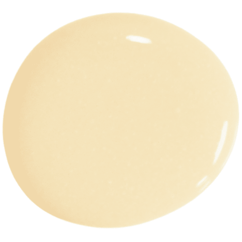 Butter by Old Fashioned Milk Paint, non-toxic light beige paint sample on white background.