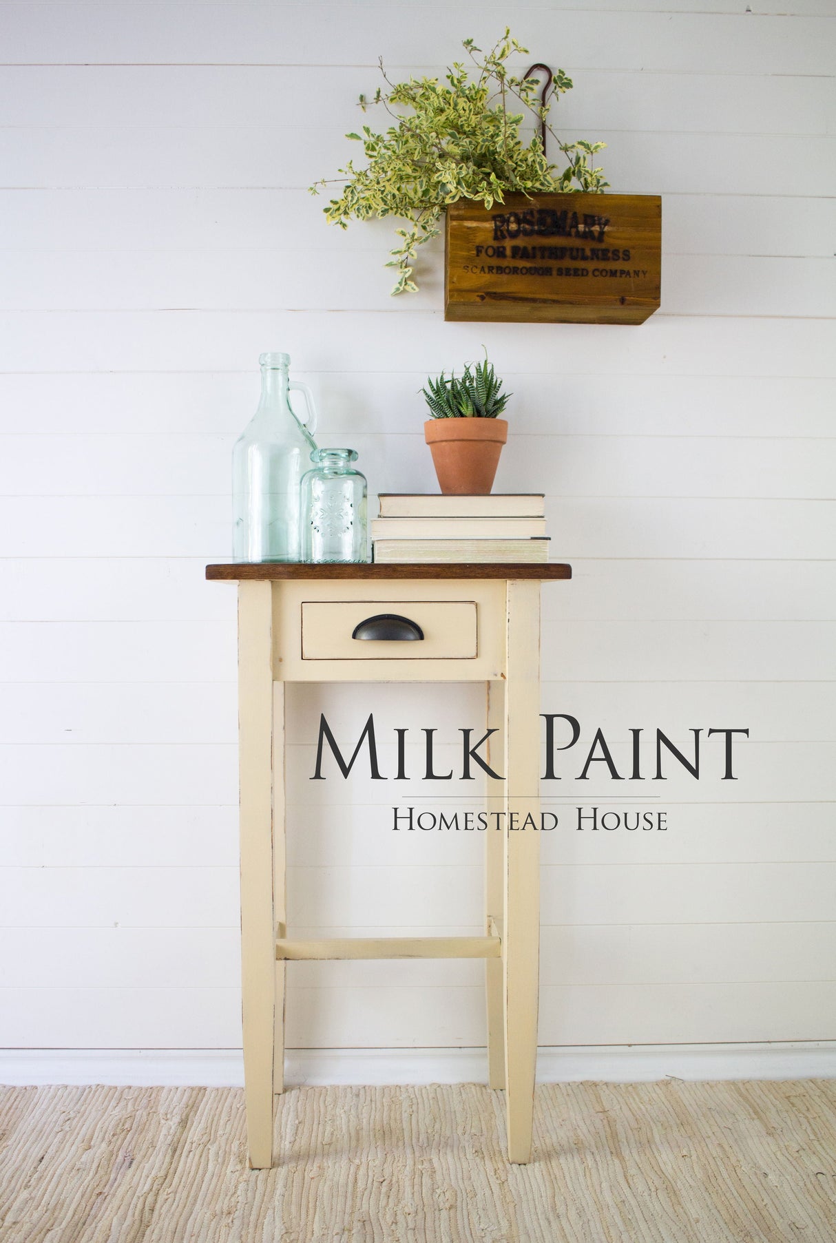 Buttermilk Cream Milk Paint by Homestead House-The Painted Heirloom