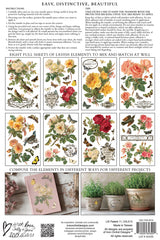 By Any Other Name Transfer by I.O.D. with floral and butterfly cutouts, sample projects, and craft instructions.