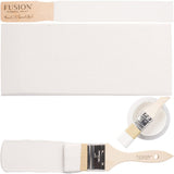 Casement Fusion Mineral Paint by Fusion with included brush and boards for application.