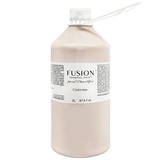 2L Cashmere Fusion Mineral Paint, neutral matte finish, white label, includes stir stick.