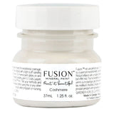 37mL Cashmere Fusion Mineral Paint jar with neutral matte finish, white and silver label, by Fusion Mineral Paint.