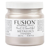 Fusion Mineral Paint Champagne Metallic 250ml jar.