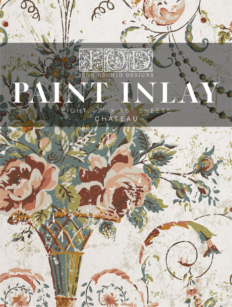 Chateau Paint Inlay by IOD - Iron Orchid Designs @ The Painted Heirloom