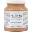 500mL jar of Chestnut Mare Fusion Mineral Paint with product info and instructions on the label.