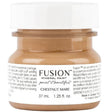 37 mL Chestnut Mare Fusion Mineral Paint, rich brown acrylic in jar with white label, by Fusion Mineral Paint.