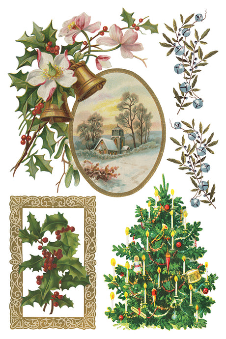 Christmas Joy Transfer 2025 by I.O.D., festive vintage-style holiday design, limited release.