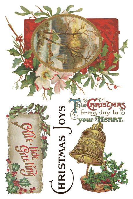 Christmas Joy Transfer (2025 Limited Release) by I.O.D. Iron Orchid Designs.