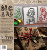 Christmas Pups (Limited Release) Stamp by IOD - Iron Orchid Designs