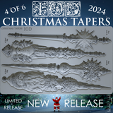 Christmas Tapers Mould (2024 Limited Release) by IOD - Iron Orchid Designs @ The Painted Heirloom