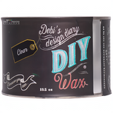 13.5 oz can of Clear DIY Wax by DIY Paint Co. with decorative label text and a small ribbon graphic.