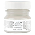37mL Fusion Mineral Paint jar in Cobblestone, warm grey shade, with white lid and front label.