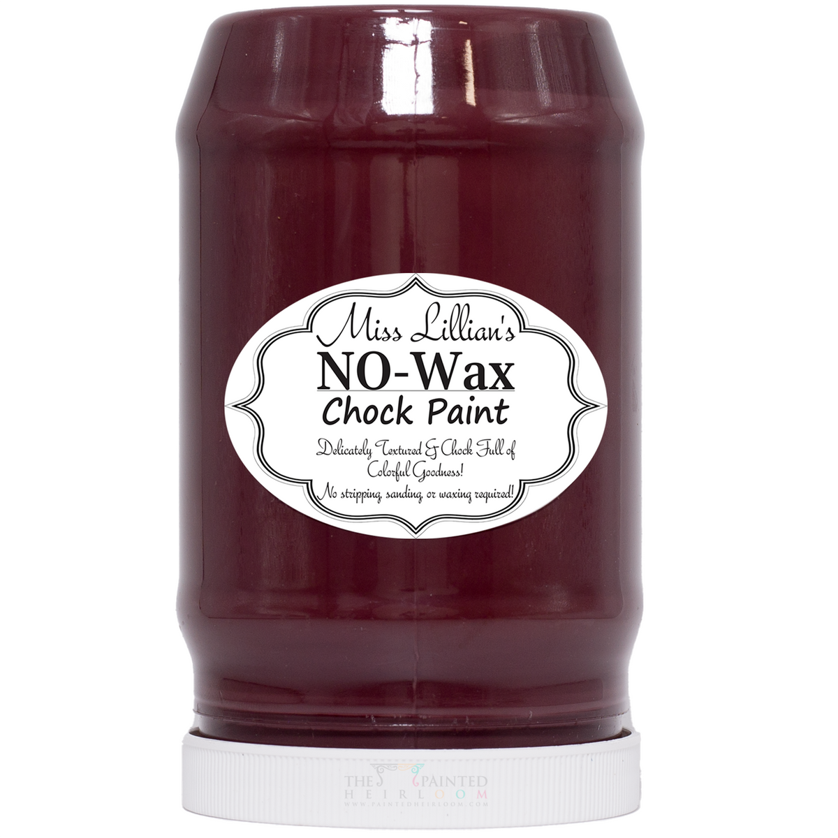 Miss Lillian’s Coffee Bean No-Wax Chock Paint for furniture and restoration projects.
