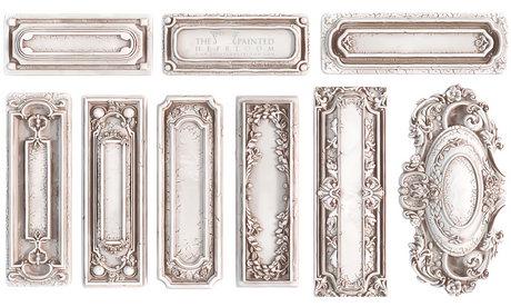 Conservatory Labels Mould by IOD - Iron Orchid Designs @ The Painted Heirloom