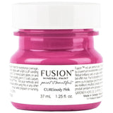 37 mL CUREiously Pink (Limited Release) Fusion Mineral Paint jar with added UV protection.