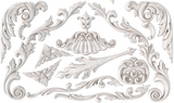 I.O.D. Dainty Flourishes Mould by IOD - Iron Orchid Designs Summer 2023 @ The Painted Heirloom