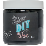 4 oz DIY Paint Co. Dark DIY Wax in a jar with a white lid, shown from the front.