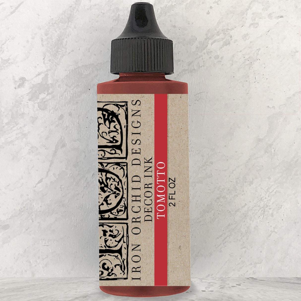 I.O.D. Decor Ink by Iron Orchid Designs, 2 fl oz bottle, tomato red.