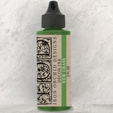 2 fl oz Decor Ink by IOD in New Grass with black dropper cap, pigment-rich formula, labeled by I.O.D.