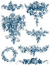 Delft Traditions Azure Paint Inlay by IOD - Iron Orchid Designs @ The Painted Heirloom