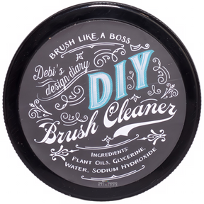 DIY Paint Co. DIY Brush Cleaner containing plant oils, glycerine, water, and sodium hydroxide.