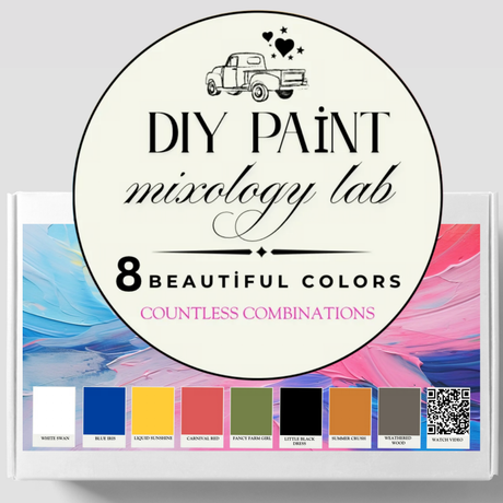 DIY Paint Co. DIY Mixology Lab Paint 8-Color Sampler Box, 2025 Summer Limited Release.