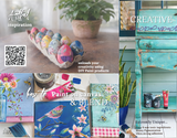 DIY Paint Co. Mixology Lab 8-Color Sampler Box for hand-painted eggs, canvases, and furniture projects.