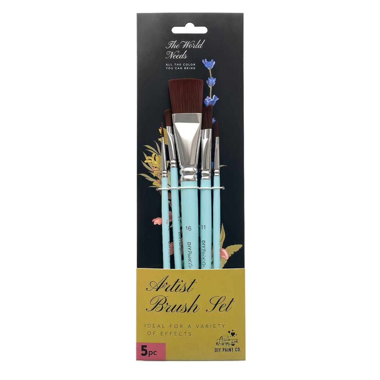 The Creative Collective Artist Brush Set by DIY Paint Co.