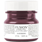 37 mL Elderberry Fusion Mineral Paint, all-in-one acrylic by Fusion, with white label and matte finish.