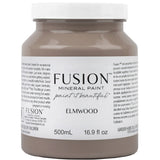 500mL jar of Elmwood Fusion Mineral Paint acrylic for furniture projects.