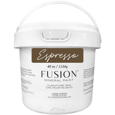 Espresso Furniture Wax by Fusion Mineral Paint-40.0 oz (1134g)-The Painted Heirloom