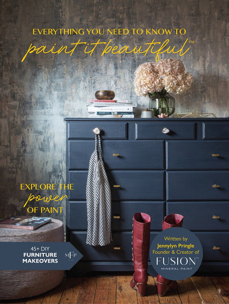 Everything You Need to Know to Paint in Beautiful book by Fusion Mineral Paint.