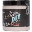 Faded Burlap by DIY Paint Co., eco-friendly clay and chalk paint, black label with colorful text, for furniture.