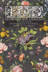 Fairytale Florals Transfer by IOD - Iron Orchid Designs @ The Painted Heirloom