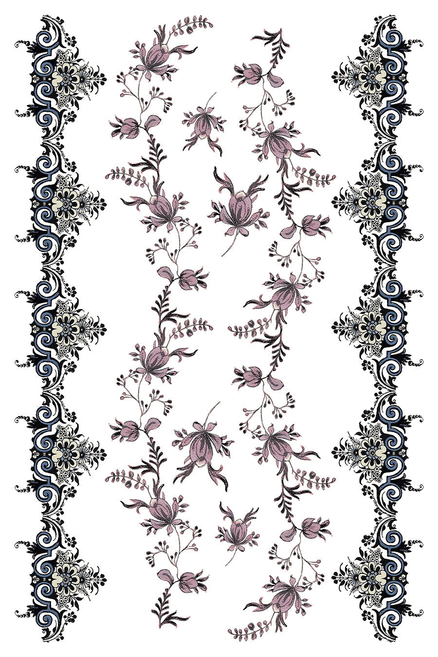 Fairytale Florals Transfer by IOD - Iron Orchid Designs @ Painted