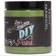Fancy Farmgirl DIY Paint by DIY Paint Co. in a green jar with black lid and label.