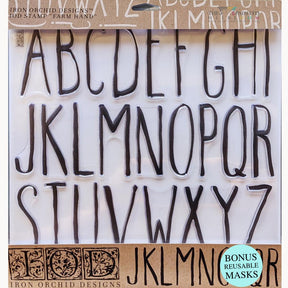 Farm Hand Stamp by IOD - Iron Orchid Designs-The Painted Heirloom