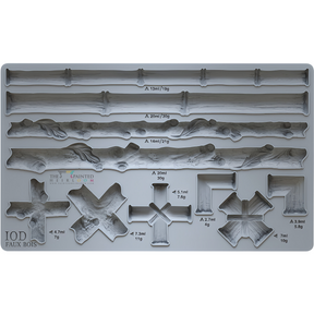 Faux Bois Mould (Retired) by IOD - Iron Orchid Designs-The Painted Heirloom