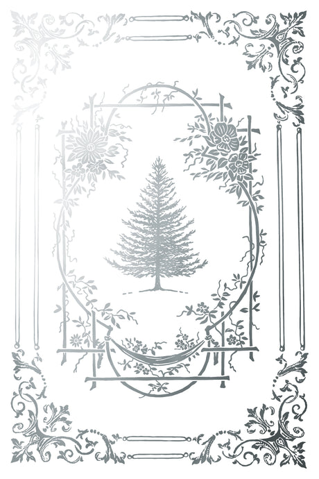 Figgy & Flourish Gilded Transfer by I.O.D. with ornate floral borders.