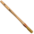 Paint Pixie Flat Top 1C brush with flat-top bristles, wooden handle, and hole at the end.