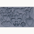 Fleur-de-lis Decor Mould by IOD - Iron Orchid Designs @ Painted Heirloom