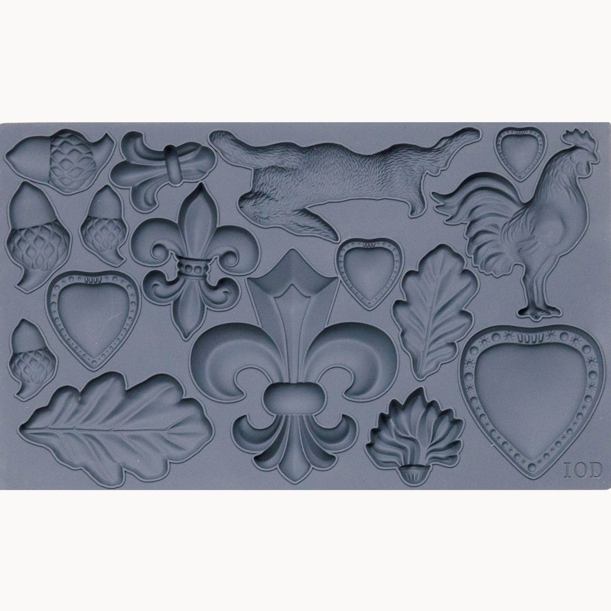 Fleur-de-lis Decor Mould by IOD - Iron Orchid Designs @ Painted Heirloom